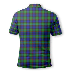 Clan Sempill Tartan Golf Men Polo Shirt Crest And Plaid Basic Style