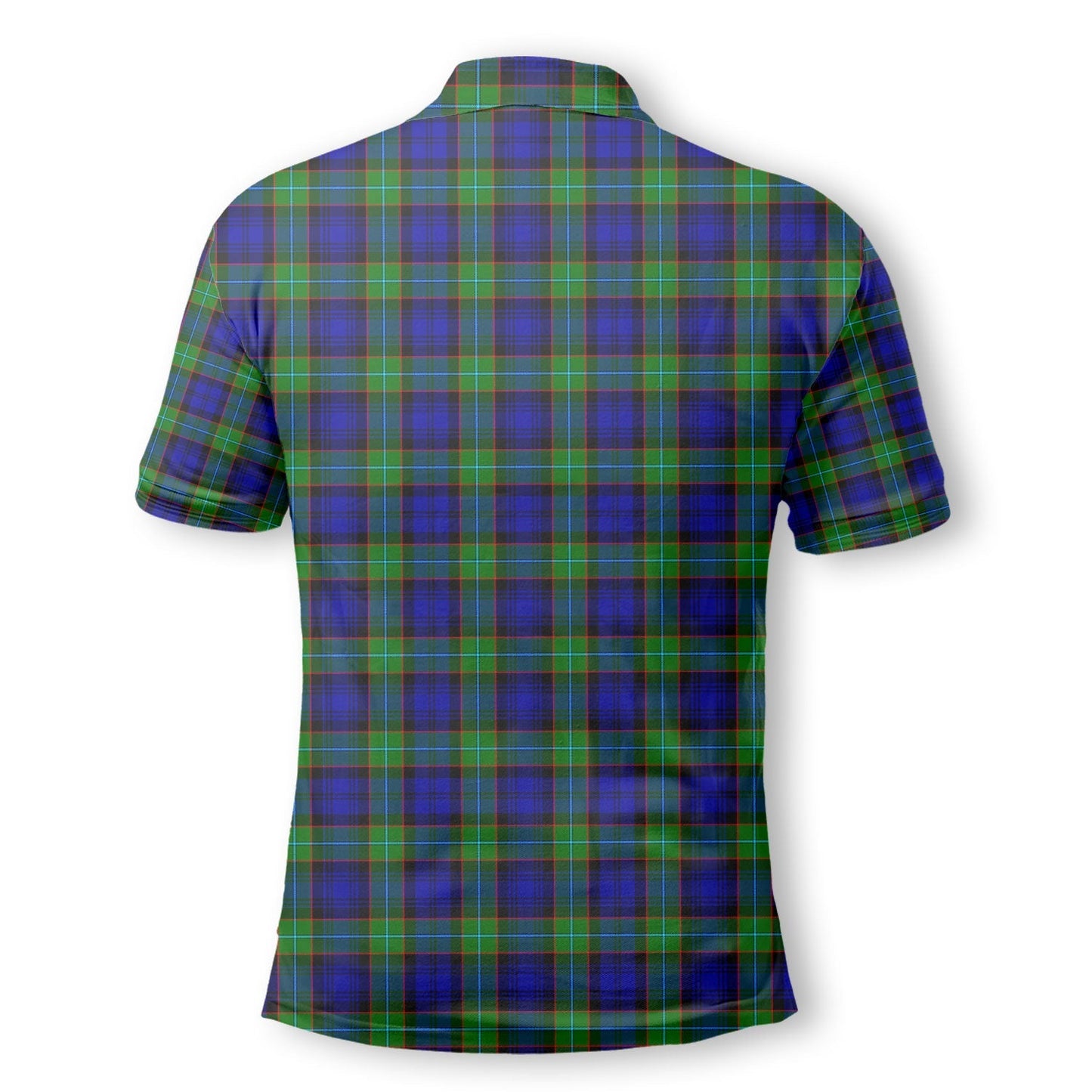 Clan Sempill Tartan Golf Tartan Men Polo Shirt Crest And Plaid Basic Style