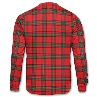 Clan Seton Tartan Men Sweatshirt Crest And Plaid Basic Style