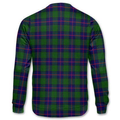 Clan Shaw Tartan Men Sweatshirt Crest And Plaid Basic Style