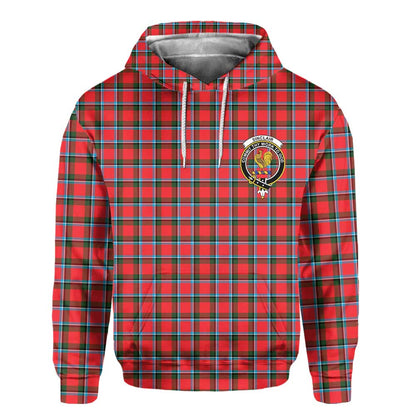 Clan Sinclair Tartan Men Hoodie Crest And Plaid Basic Style