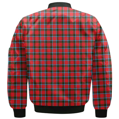 Clan Sinclair Tartan Women Bomber Jacket Crest And Plaid Basic Style