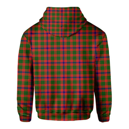 Clan Skene Tartan Men Hoodie Crest And Plaid Basic Style