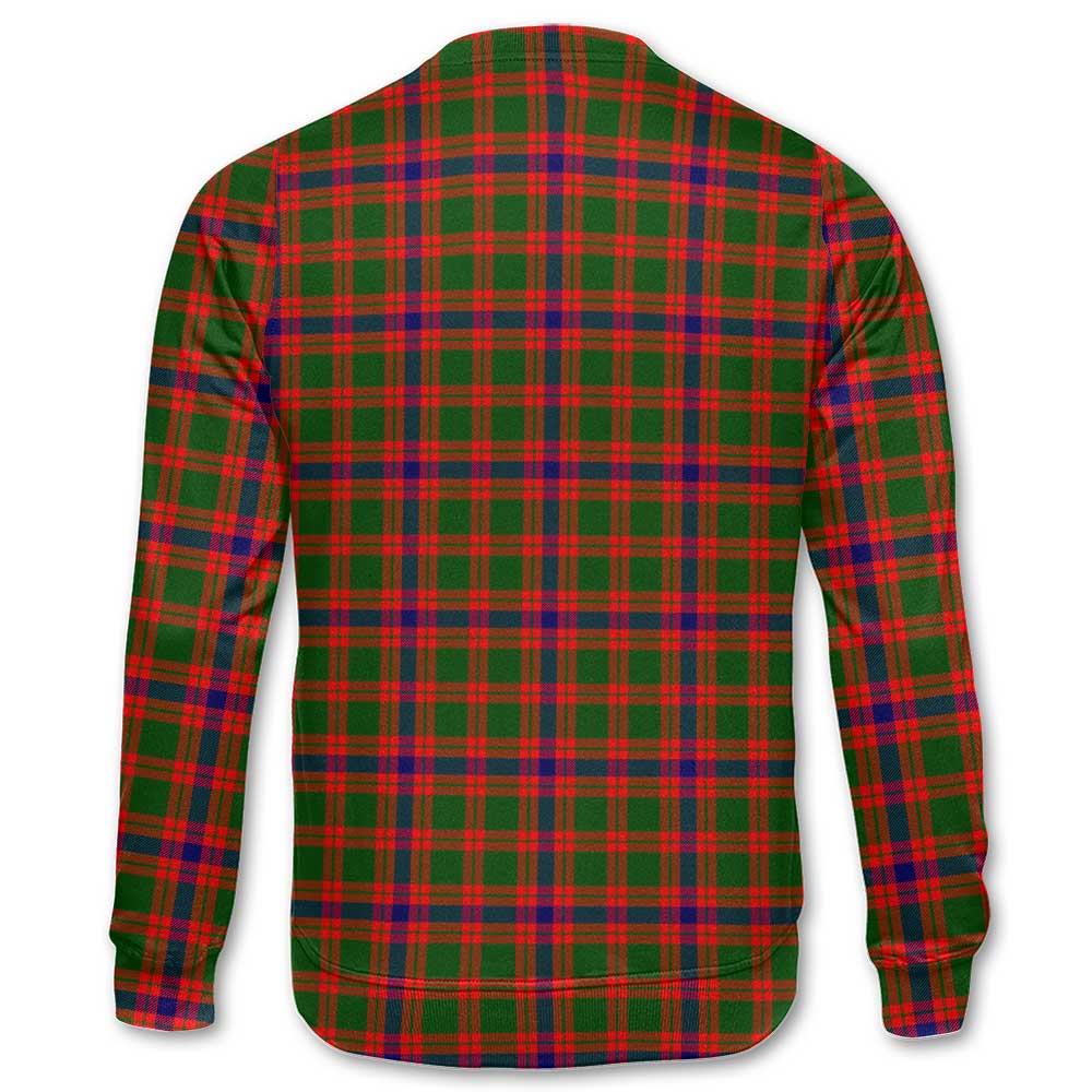 Clan Skene Tartan Men Sweatshirt Crest And Plaid Basic Style