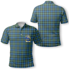 Clan Smith Tartan Golf Men Polo Shirt Crest And Plaid Basic Style