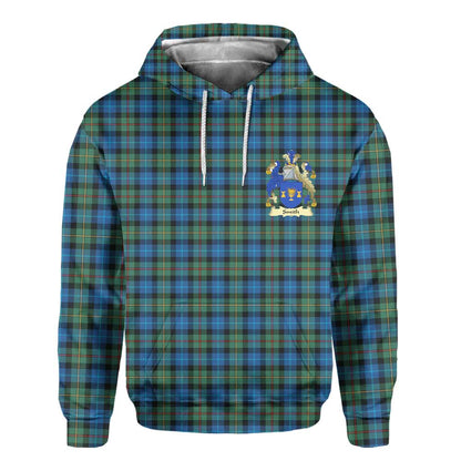 Clan Smith Tartan Men Hoodie Crest And Plaid Basic Style