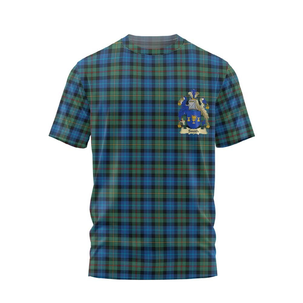 Clan Smith Tartan Men T Shirt Crest And Plaid Basic Style