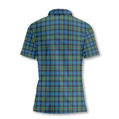 Clan Smith Tartan Women Polo Shirt Crest And Plaid Basic Style
