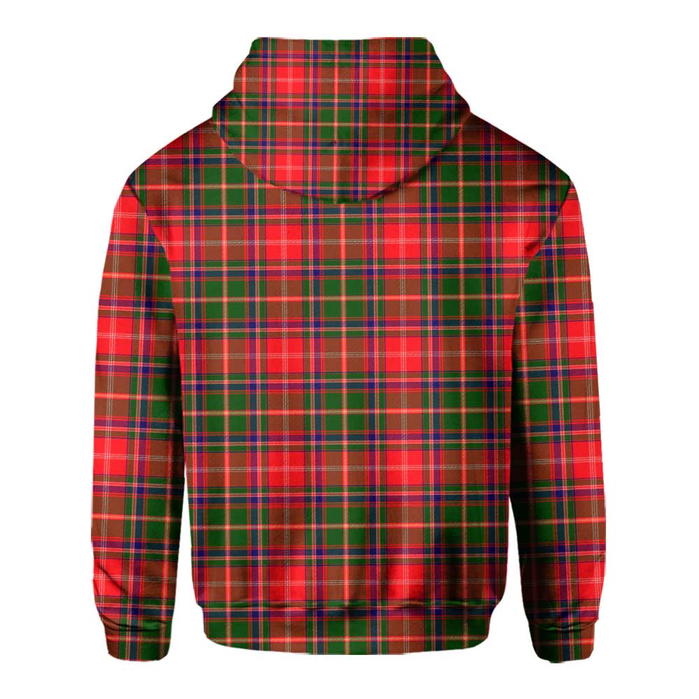 Clan Somerville Tartan Men Hoodie Crest And Plaid Basic Style