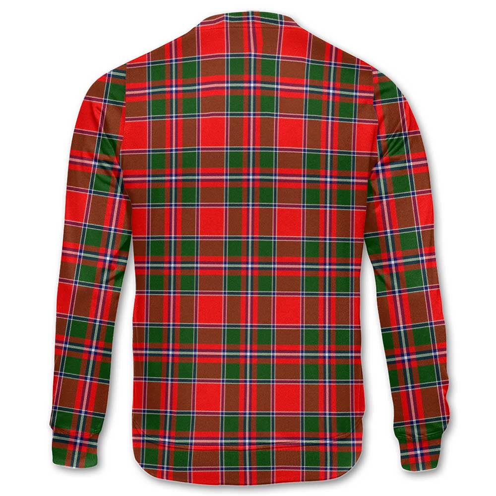 Clan Spens Tartan Men Sweatshirt Crest And Plaid Basic Style