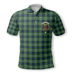 Clan Spottiswood Tartan Golf Men Polo Shirt Crest And Plaid Basic Style