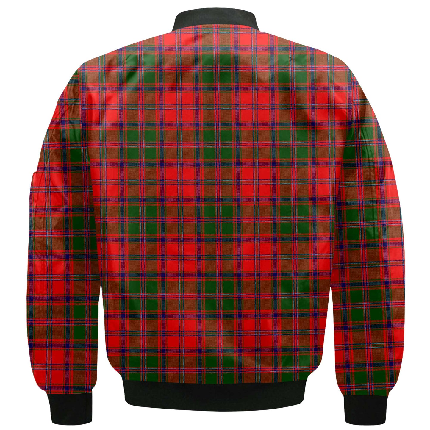 Clan Stewart High Stewards Tartan Men Bomber Jacket Crest And Plaid Basic Style