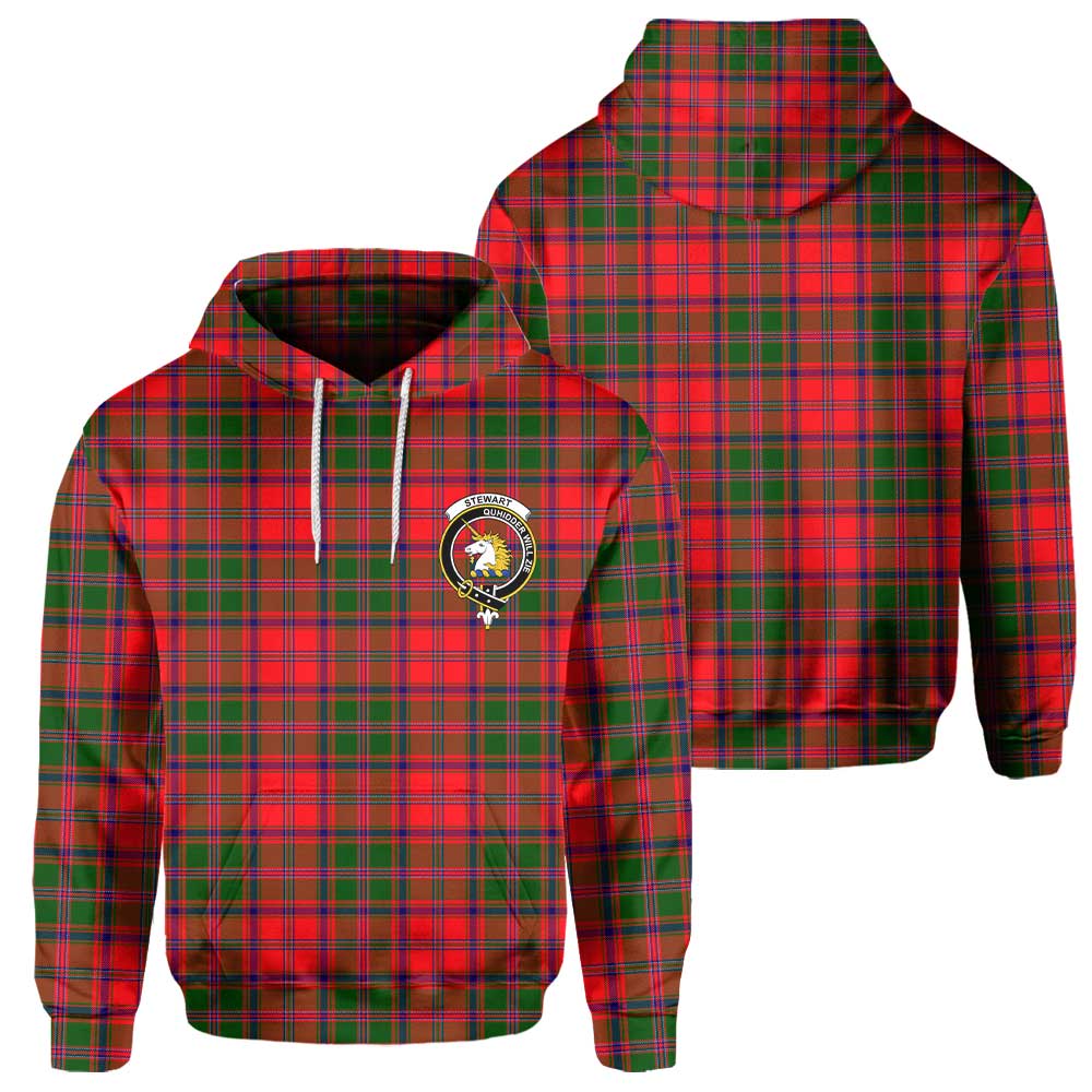 Clan Stewart High Stewards Tartan Men Hoodie Crest And Plaid Basic Style