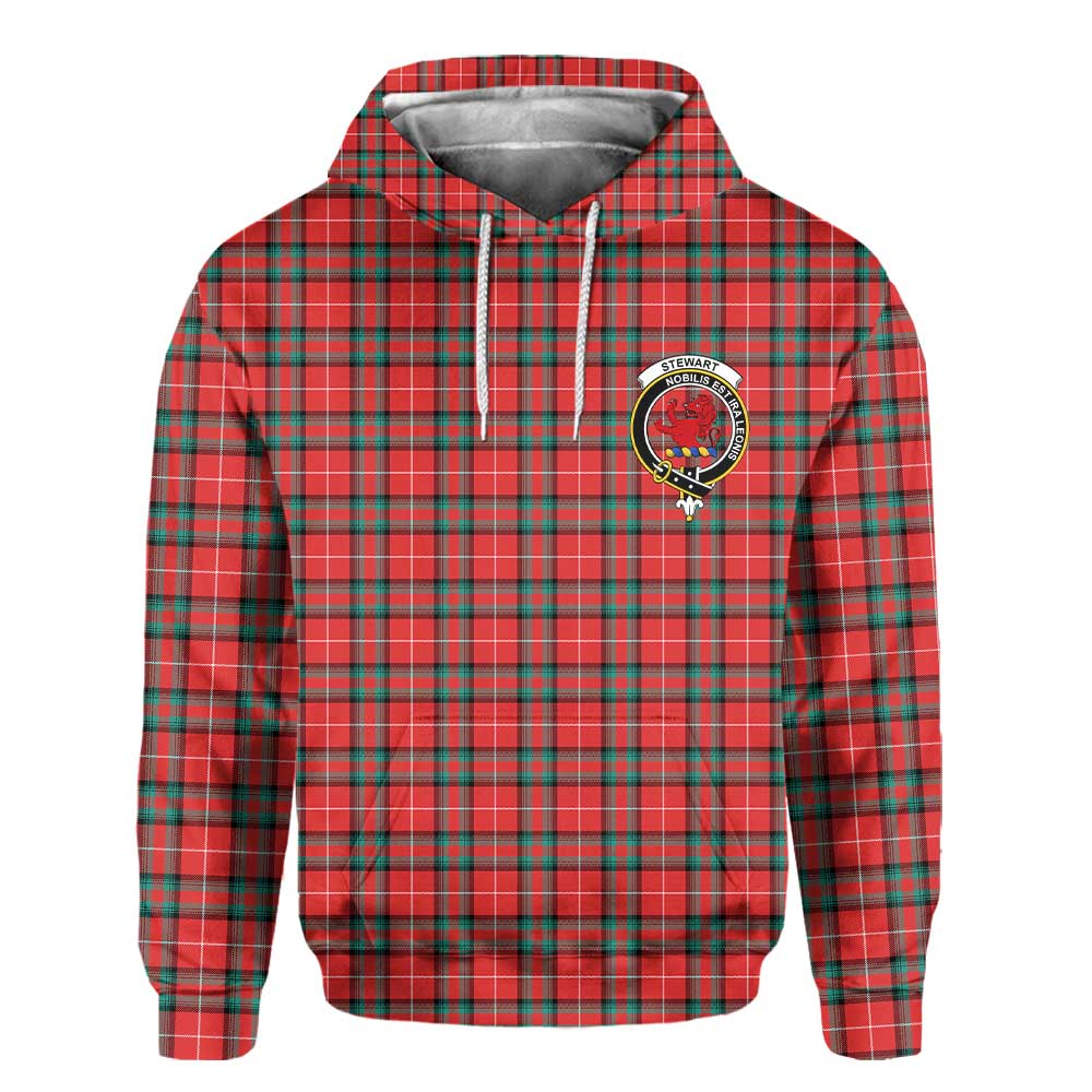 Clan Stewart Of Bute Tartan Men Hoodie Crest And Plaid Basic Style