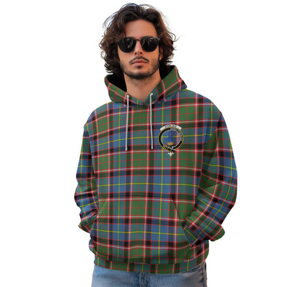 Clan Stirling Tartan Men Hoodie Crest And Plaid Basic Style