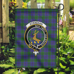 Clan Strachan Tartan Garden Flag Crest And Plaid Basic Style