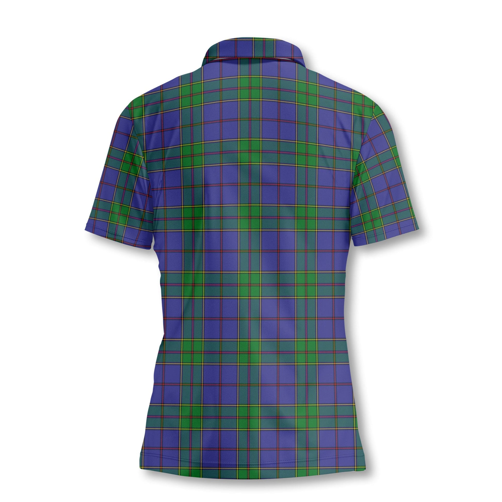 Clan Strachan Tartan Women Polo Shirt Crest And Plaid Basic Style