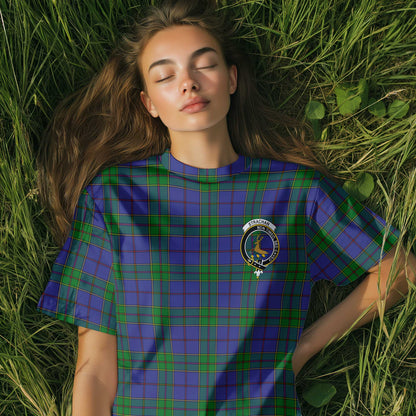 Clan Strachan Tartan Women T Shirt Crest And Plaid Basic Style