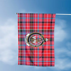 Clan Straiton Tartan Flag Crest And Plaid Basic Style