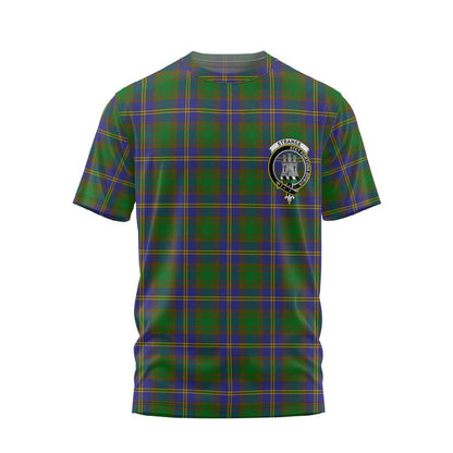 Clan Strange Tartan Men T Shirt Crest And Plaid Basic Style