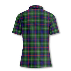 Clan Sutherland I Tartan Women Polo Shirt Crest And Plaid Basic Style