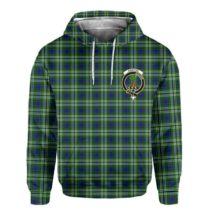 Clan Swinton Tartan Men Hoodie Crest And Plaid Basic Style