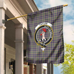 Clan Taylor Tartan Garden Flag Crest And Plaid Basic Style