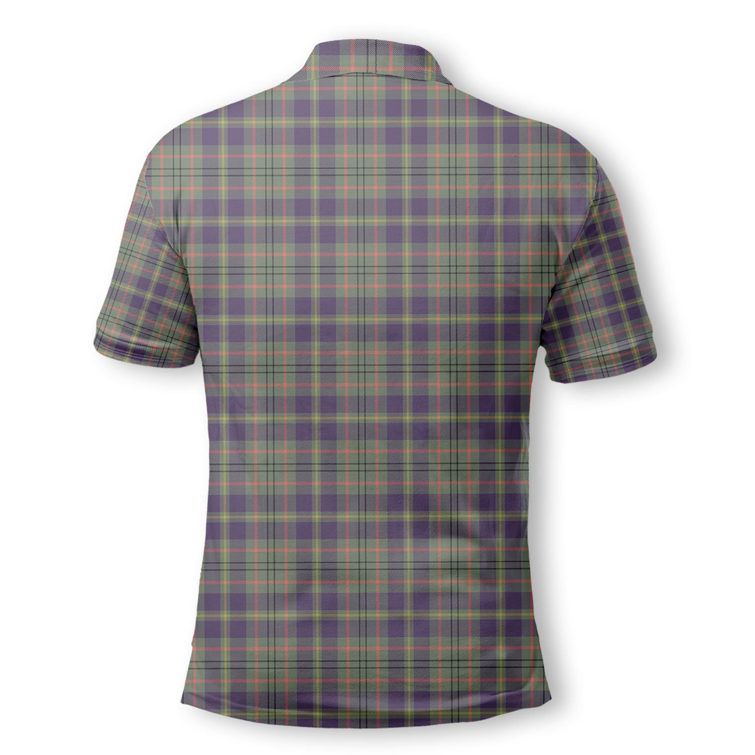 Clan Taylor Tartan Golf Men Polo Shirt Crest And Plaid Basic Style