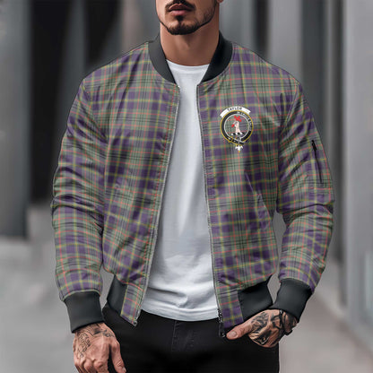 Clan Taylor Tartan Men Bomber Jacket Crest And Plaid Basic Style