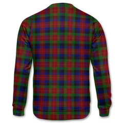 Clan Tennant Tartan Men Sweatshirt Crest And Plaid Basic Style