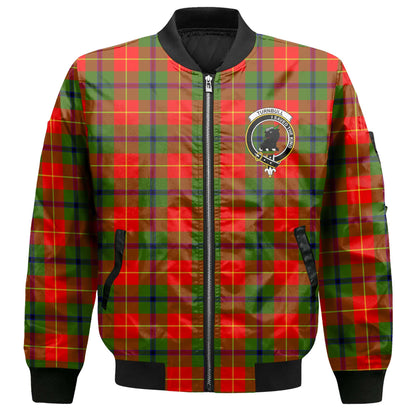 Clan Turnbull Tartan Men Bomber Jacket Crest And Plaid Basic Style