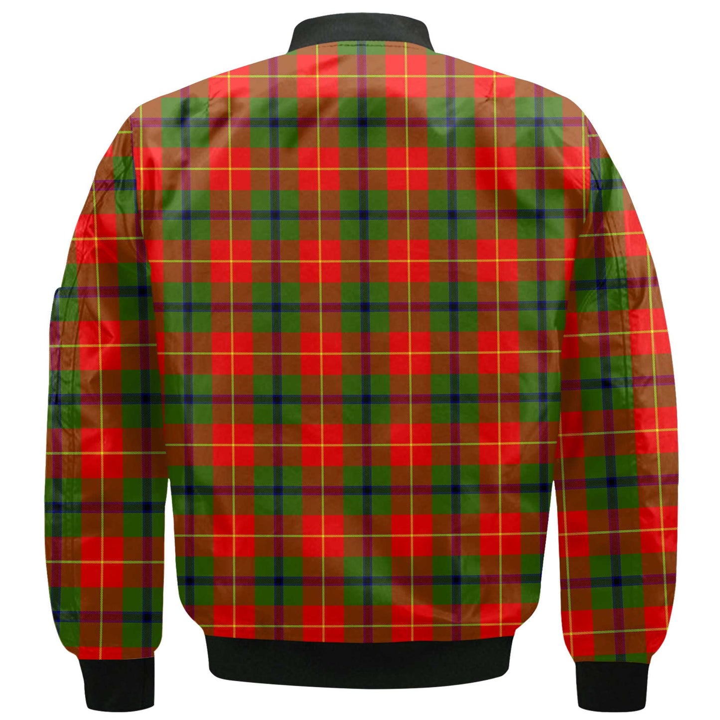 Clan Turnbull Tartan Men Bomber Jacket Crest And Plaid Basic Style