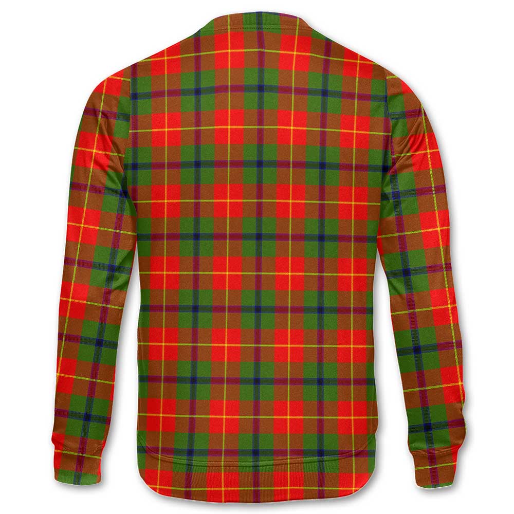 Clan Turnbull Tartan Men Sweatshirt Crest And Plaid Basic Style