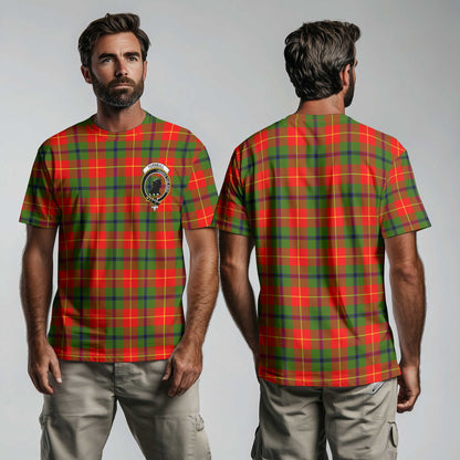 Clan Turnbull Tartan Men T Shirt Crest And Plaid Basic Style