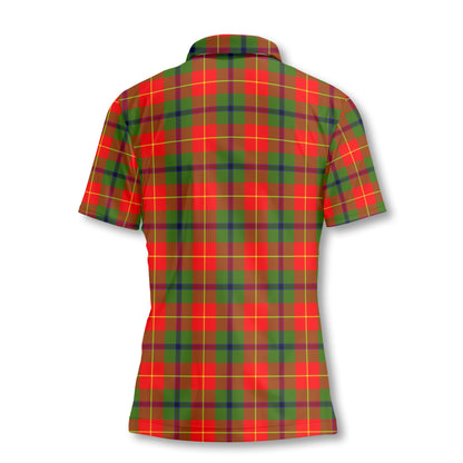 Clan Turnbull Tartan Women Polo Shirt Crest And Plaid Basic Style