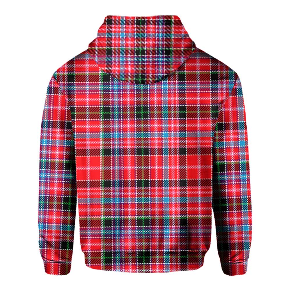 Clan Udny Tartan Men Hoodie Crest And Plaid Basic Style