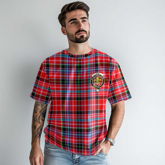 Clan Udny Tartan Men T Shirt Crest And Plaid Basic Style