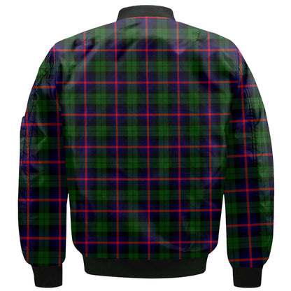 Clan Urquhart Tartan Men Bomber Jacket Crest And Plaid Basic Style