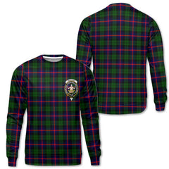 Clan Urquhart Tartan Men Sweatshirt Crest And Plaid Basic Style