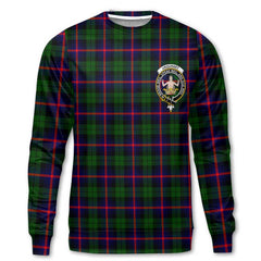 Clan Urquhart Tartan Men Sweatshirt Crest And Plaid Basic Style