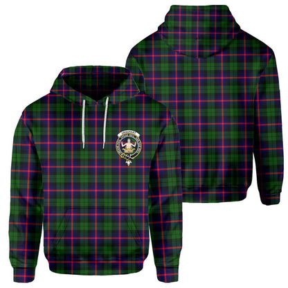 Clan Urquhart Tartan Women Hoodie Crest And Plaid Basic Style