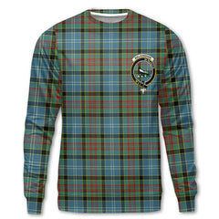 Clan Walkinshaw Tartan Men Sweatshirt Crest And Plaid Basic Style