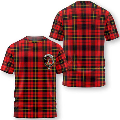 Clan Wallace Tartan Women T Shirt Crest And Plaid Basic Style