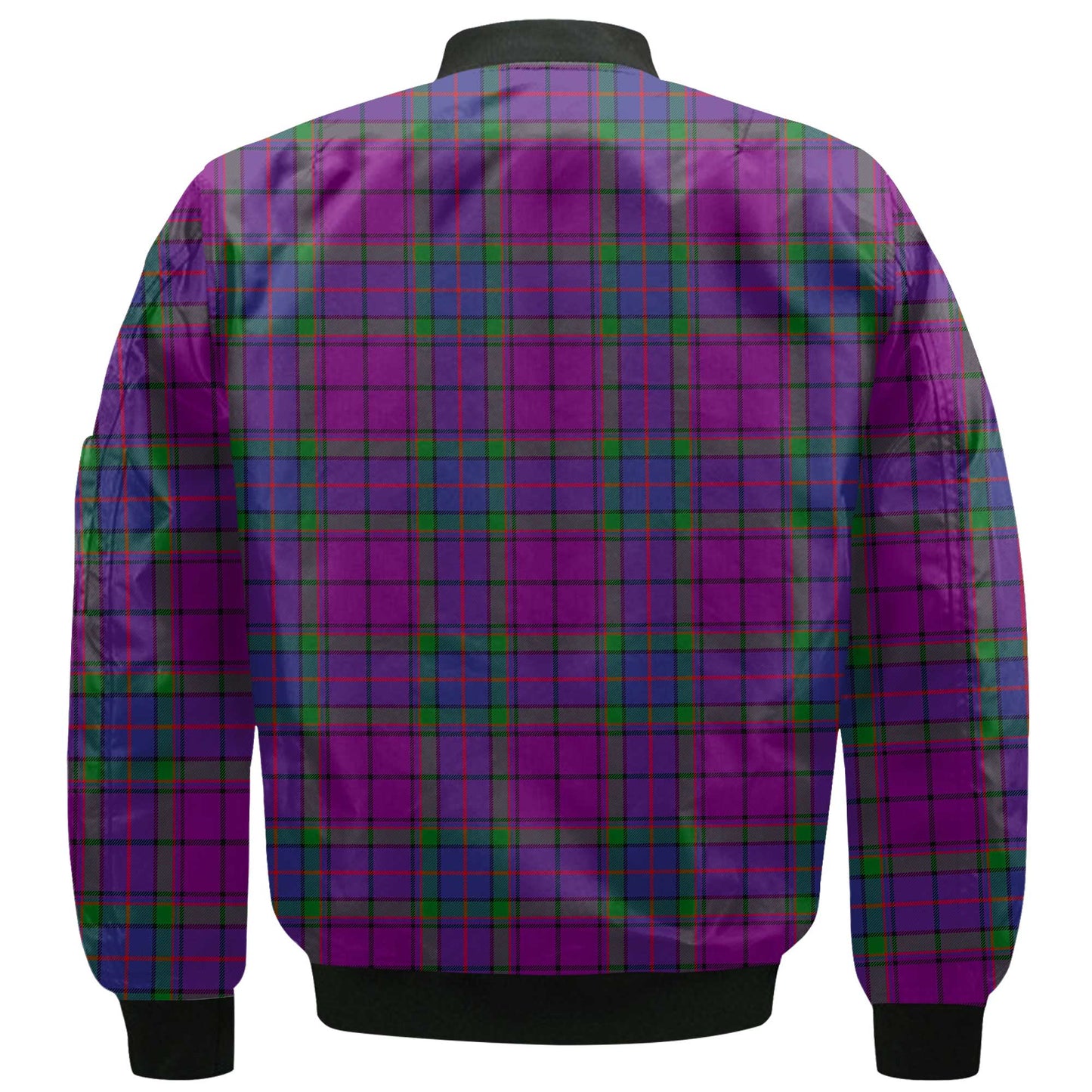 Clan Wardlaw Tartan Men Bomber Jacket Crest And Plaid Basic Style