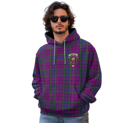 Clan Wardlaw Tartan Men Hoodie Crest And Plaid Basic Style