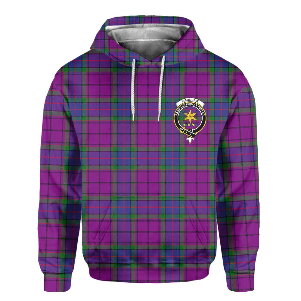 Clan Wardlaw Tartan Men Hoodie Crest And Plaid Basic Style