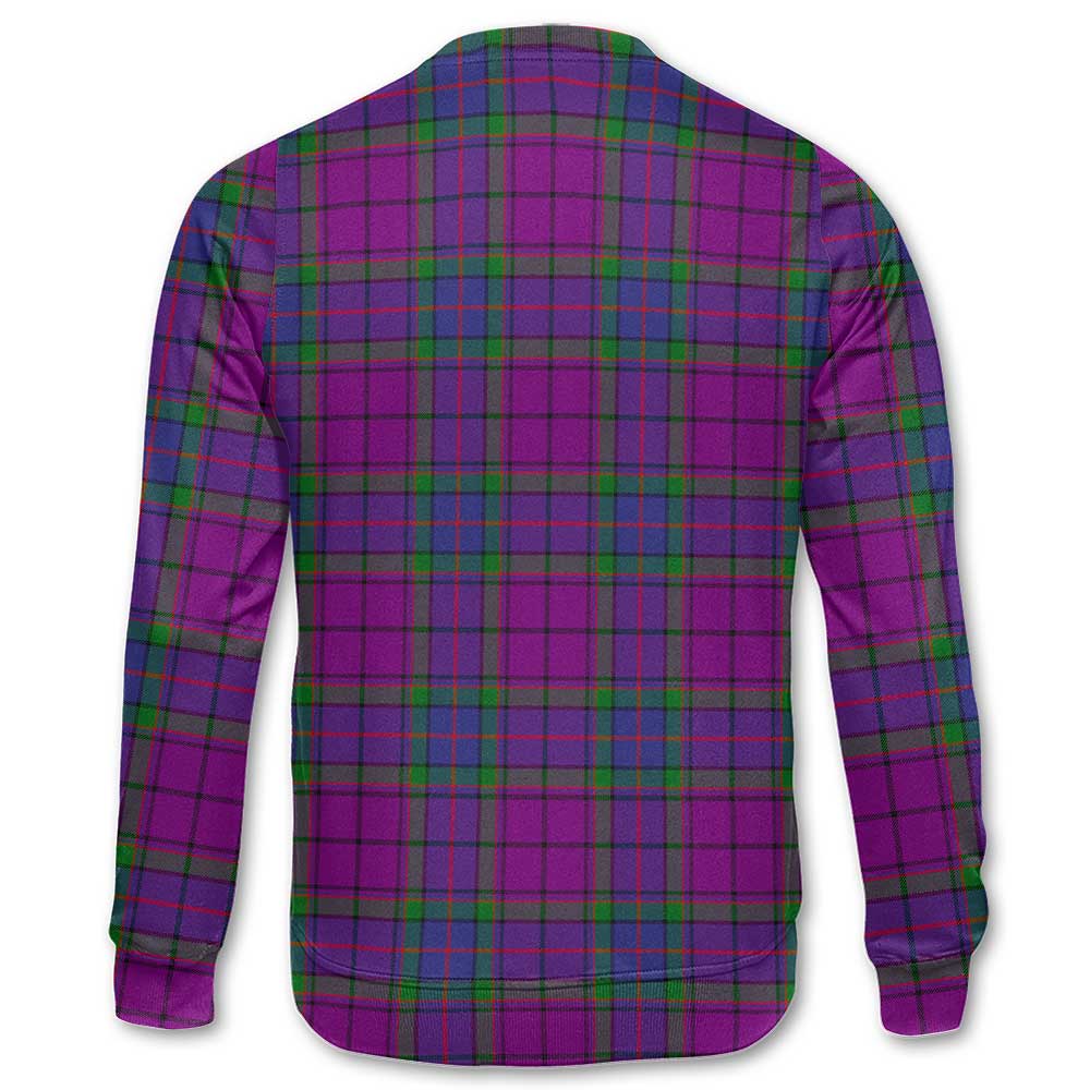Clan Wardlaw Tartan Men Sweatshirt Crest And Plaid Basic Style