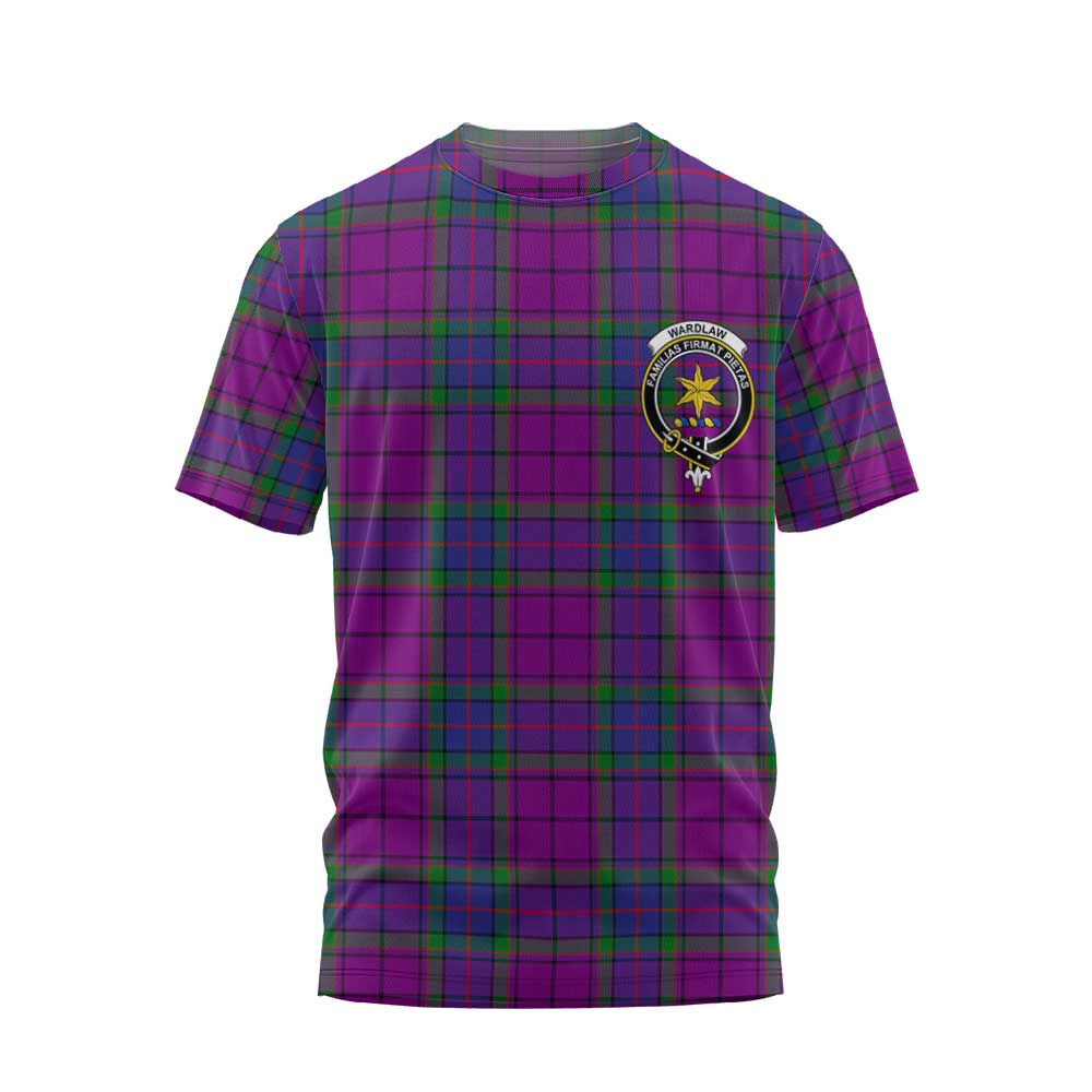 Clan Wardlaw Tartan Men T Shirt Crest And Plaid Basic Style