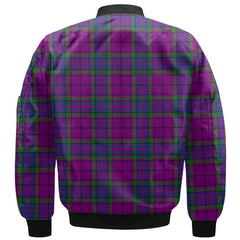 Clan Wardlaw Tartan Women Bomber Jacket Crest And Plaid Basic Style