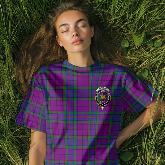 Clan Wardlaw Tartan Women T Shirt Crest And Plaid Basic Style